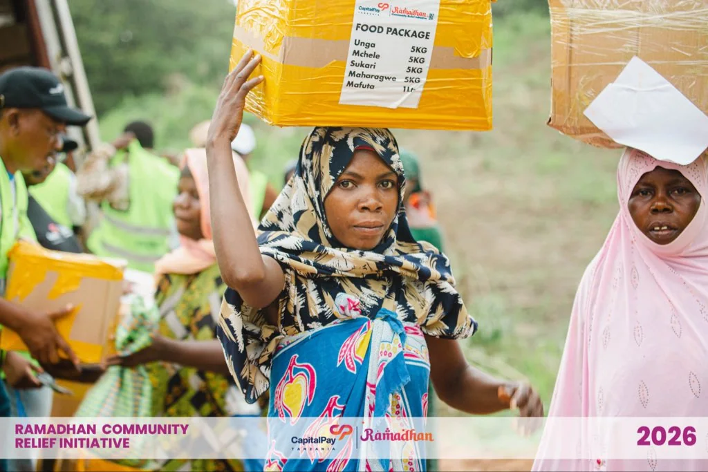 CapitalPay Ramadan community relief food packages reaching women in the community